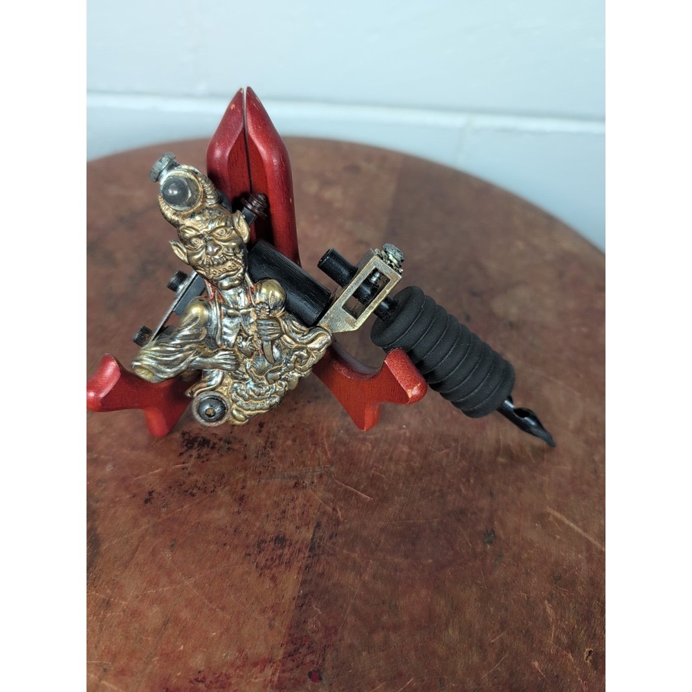 Vintage Coil Tattoo Machine Custom Made Brass
